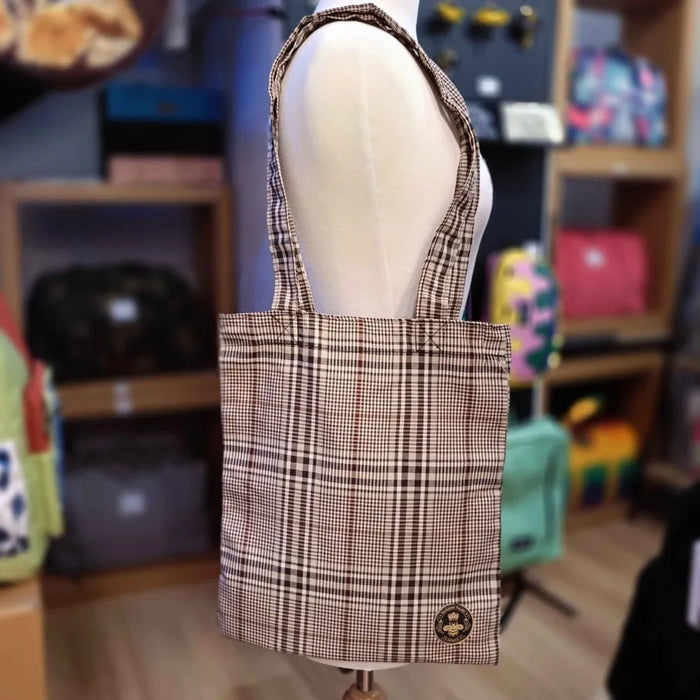 The Brown Tartan Tote Medium