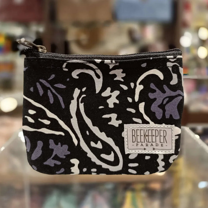 The Inky Paisley BeeKeeper Coin Purse