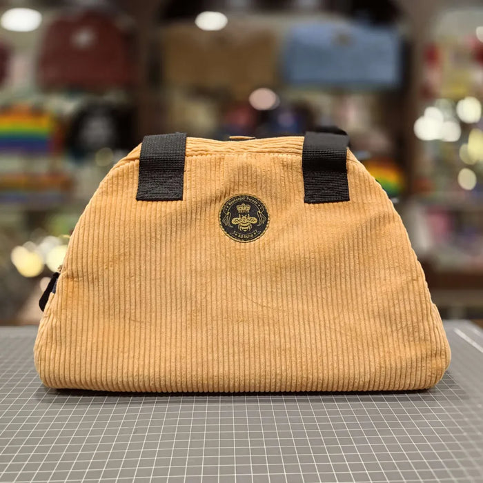 The Panda Fluro Orange 🍊 Corduroy BeeKeeper Handbag