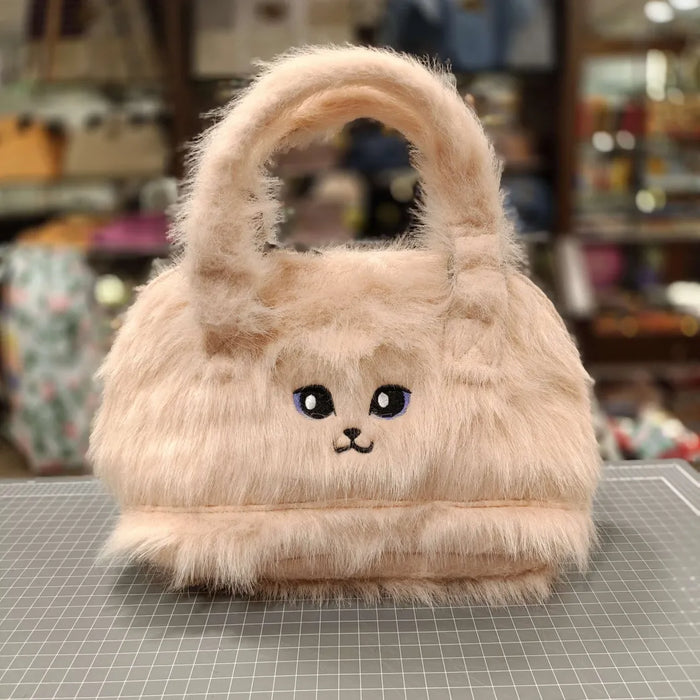 The Kitty Fairy Floss BeeKeeper Clam Shell Handbag (Embroidered Collection)