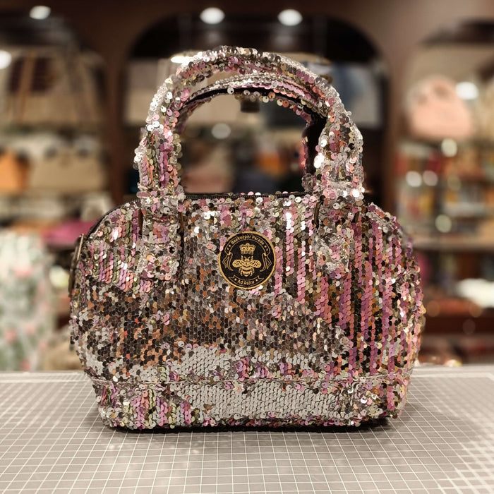 The Barbie Sequin BeeKeeper Clam Shell Handbag