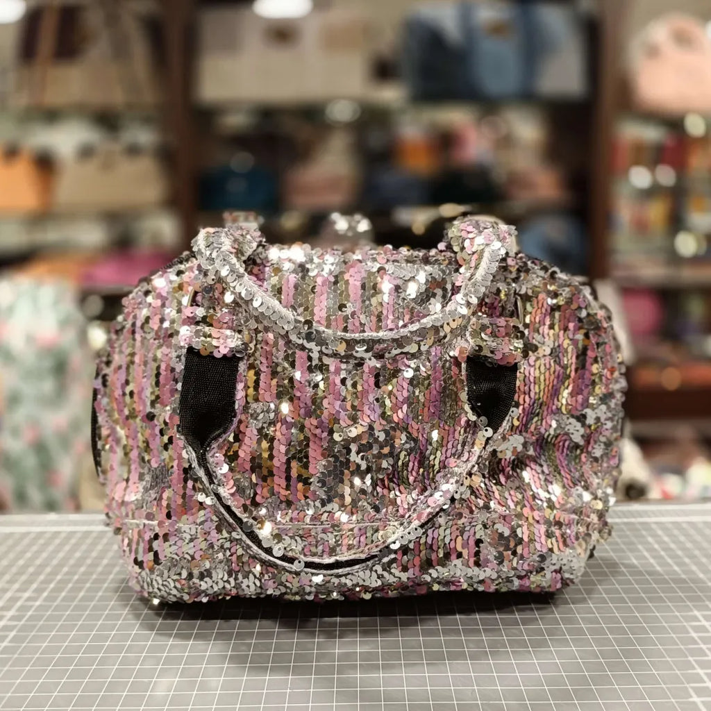 The Barbie Sequin BeeKeeper Clam Shell Handbag