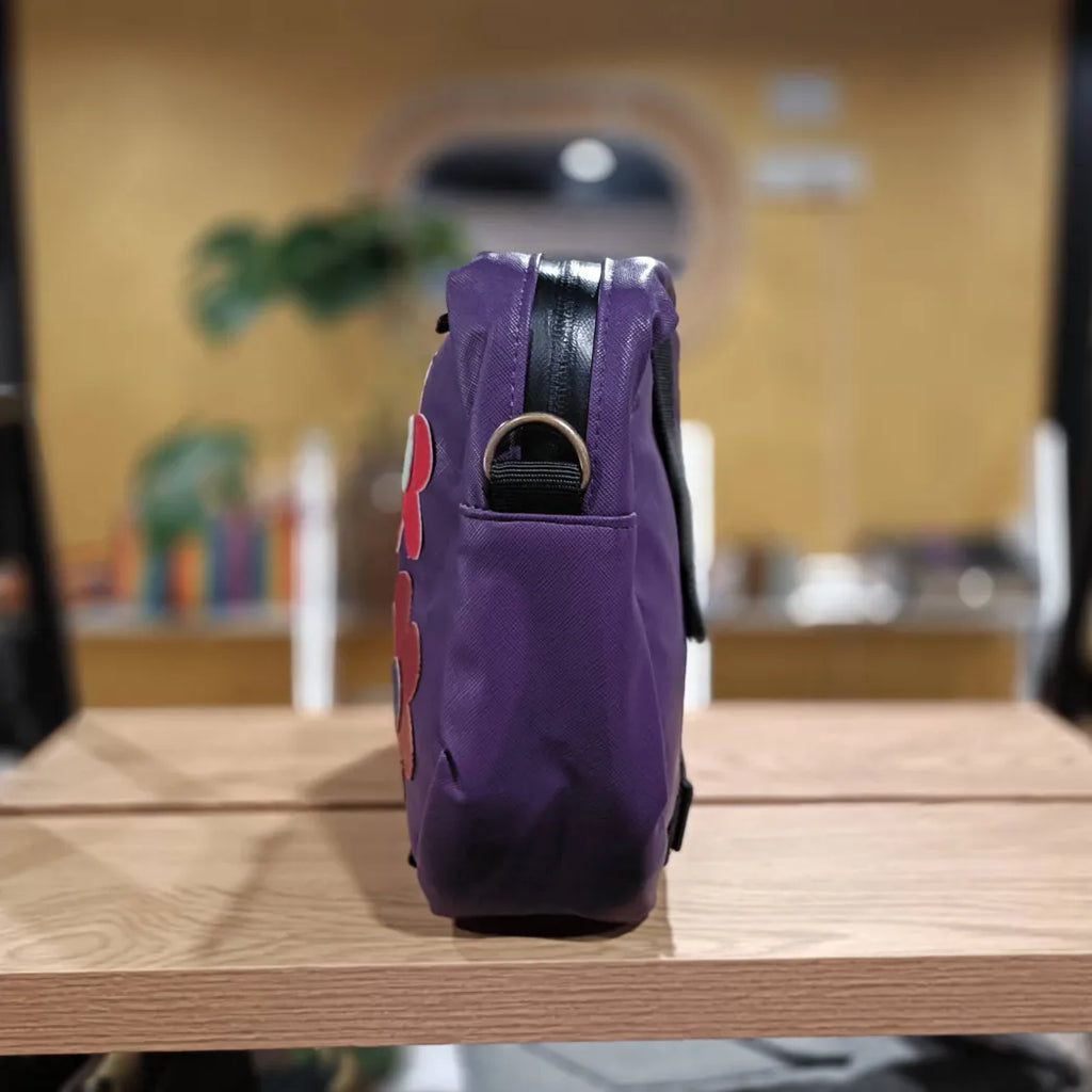 THE PURPLE FLOWER POWER 🌸 🌼  TUUKJET PANNIER CLASSIC BAG