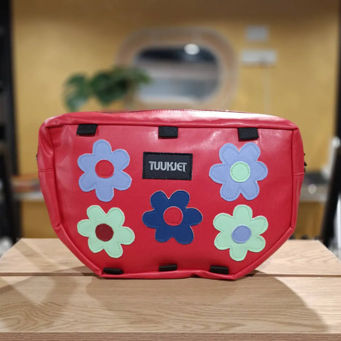 THE SCARLET FLOWER POWER 🌸 🌼  TUUKJET PANNIER CLASSIC BAG