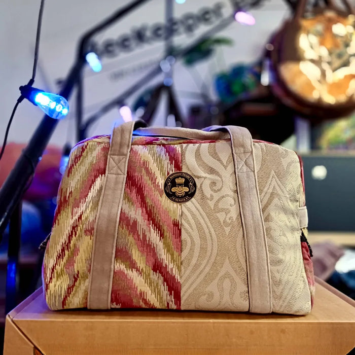 The Rosebush Shimmer 🌹 Large BeeKeeper Weekender (Da Vinci Collection)