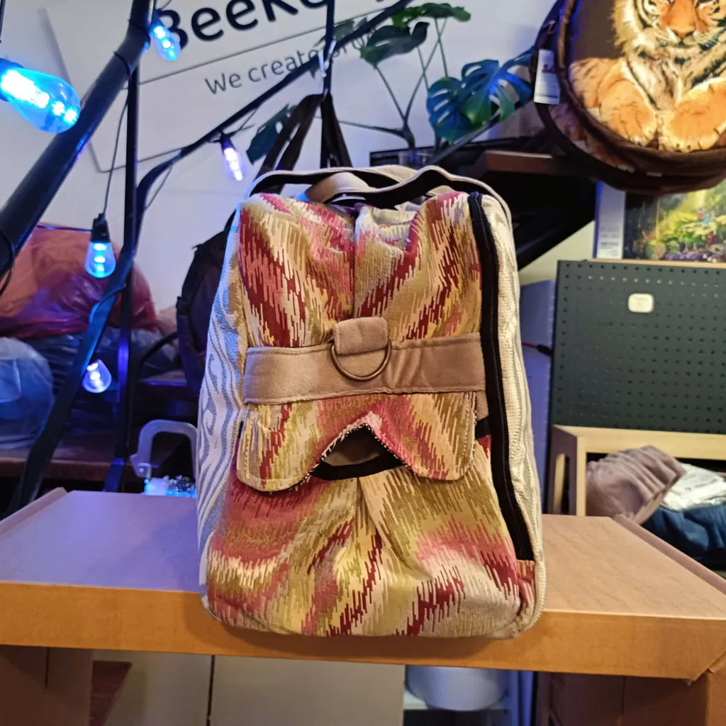 The Rosebush Shimmer 🌹 Large BeeKeeper Weekender (Da Vinci Collection)