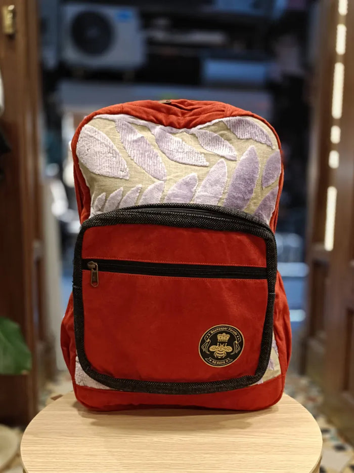 The Lilac Vines Royal (Da Vinci Collection) BeeKeeper Backpack