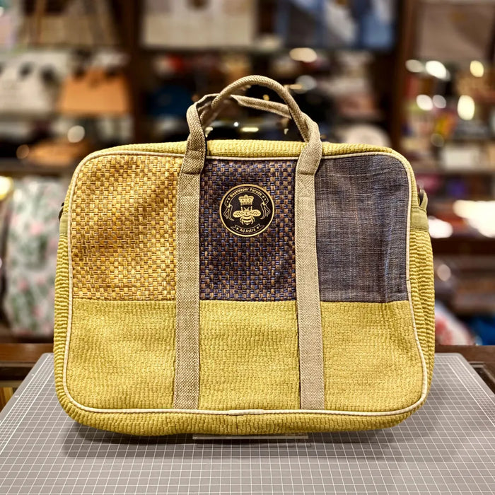 The Lemongrass 🌾 Laptop Messenger BeeKeeper Bag (Da Vinci Collection)