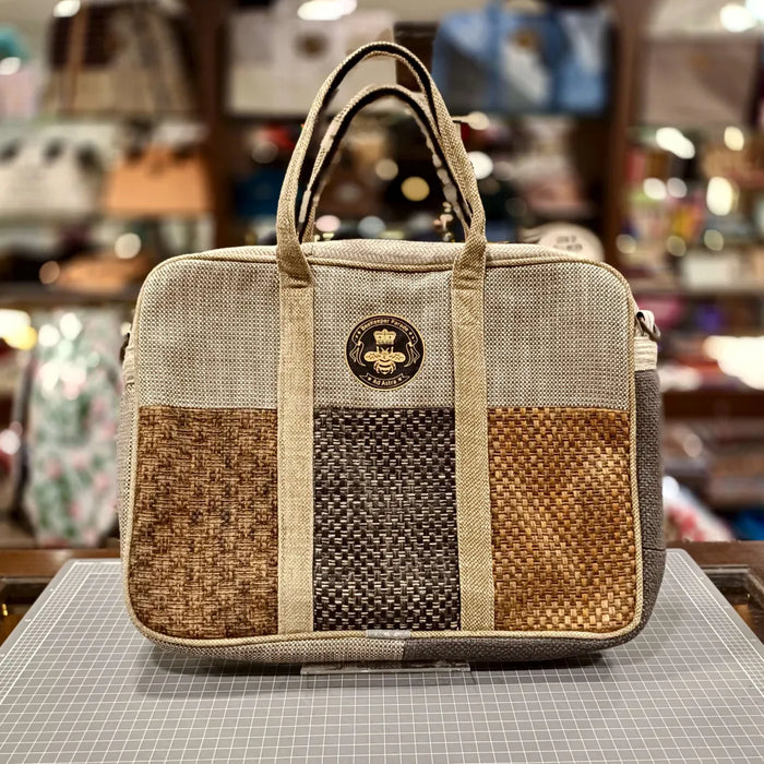 The Hojicha 🍂 Laptop Messenger BeeKeeper Bag (Da Vinci Collection)
