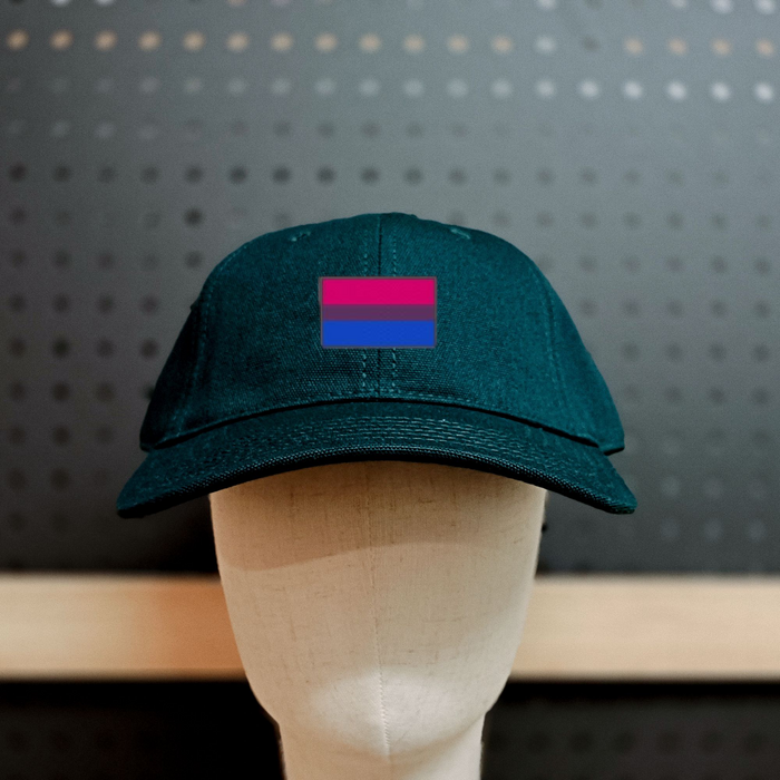 Bisexual Flag 💖💜💙 on AS Hat | Pride Collection 🌈 | Embroidered Collection 🪡