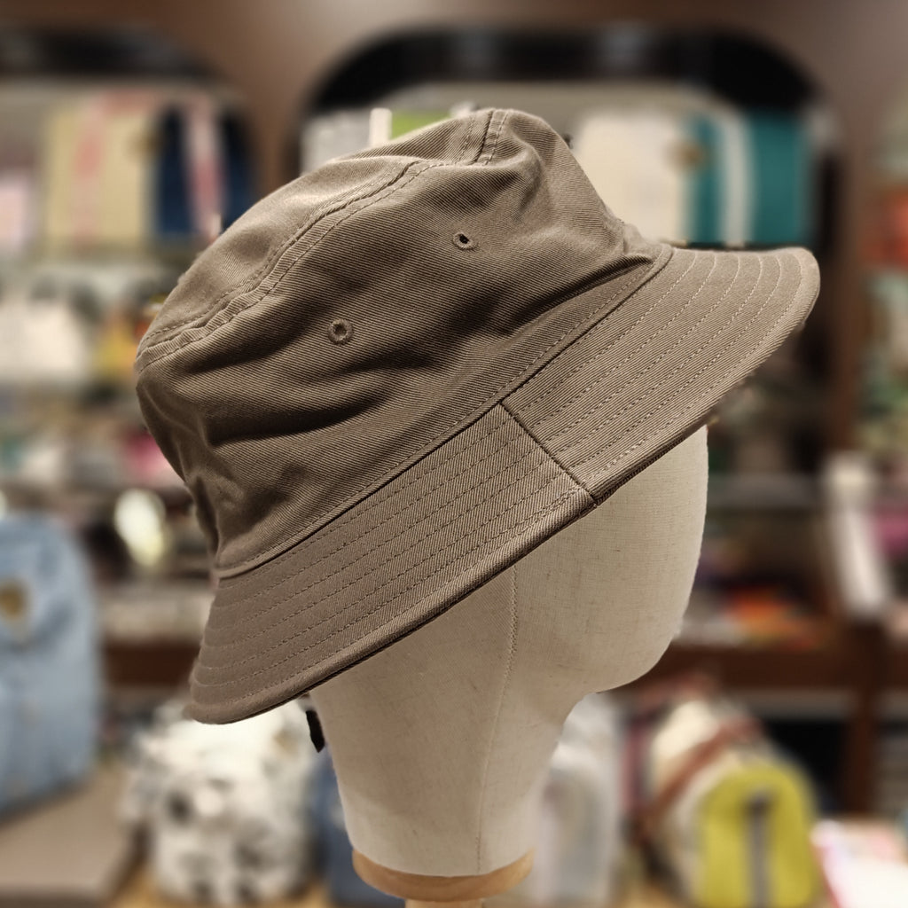 The Fox 🦊 Embroidered Canvas Bucket Hat 🧢 (Walnut Brown)