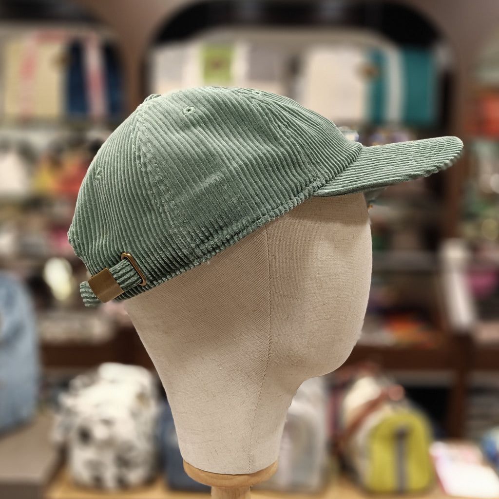 The Koala 🐨 Embroidered Corduroy Cap 🧢 (Sage Green)