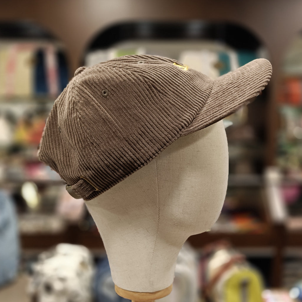 The Slutty Embroidered Corduroy Cap 🧢 (Walnut Brown)