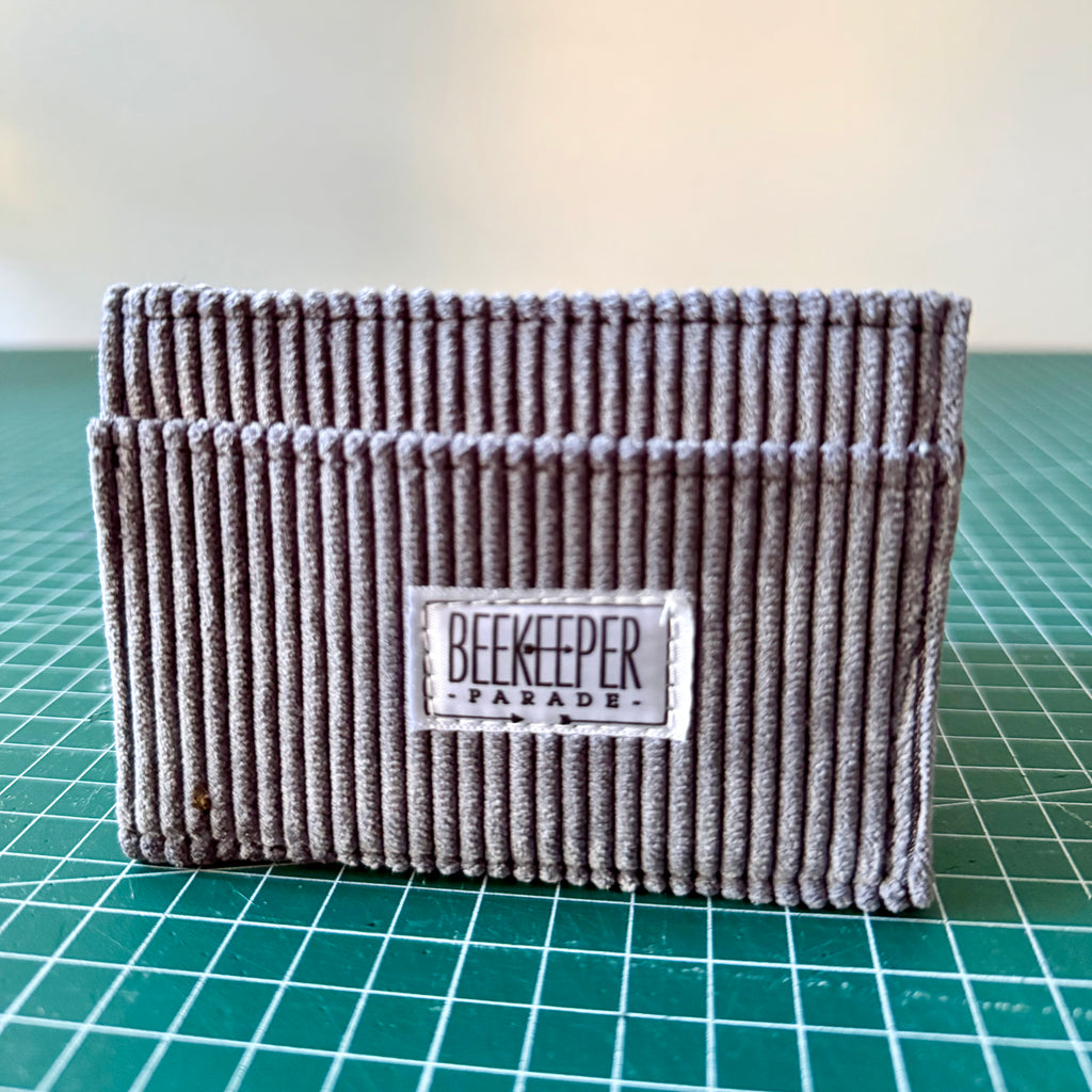 The Moonstone Grey 🌙  Corduroy KOKYKAI CARD HOLDERS 💳
