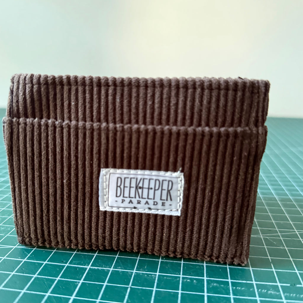 The Chocolate 🍫 Corduroy KOKYKAI CARD HOLDERS 💳