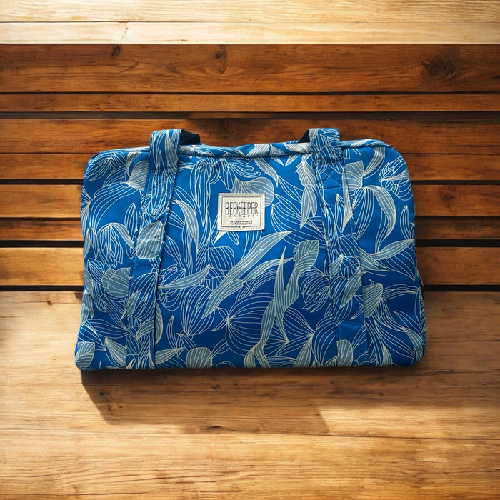 The Blue Blooms 🌺 Large BeeKeeper Weekender (Masterpiece)