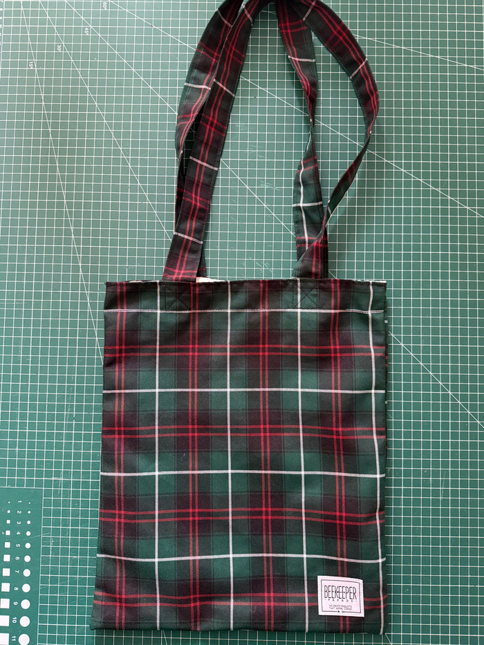The Tartan Green 💚 Tote Medium