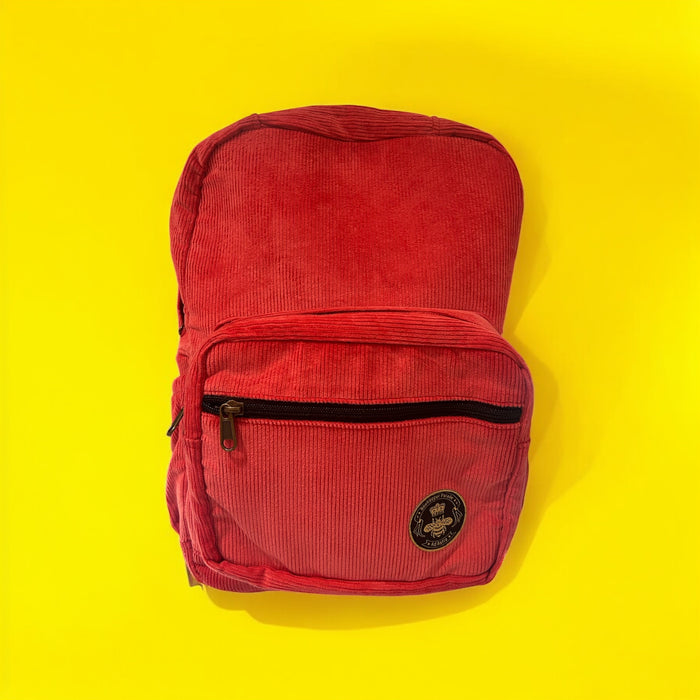 The Panda Pink Corduroy Mini-Royal BeeKeeper Backpack