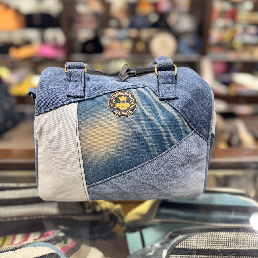 PRE-ORDER The Denim Patch👖 BeeKeeper Mini Carry All Handbag