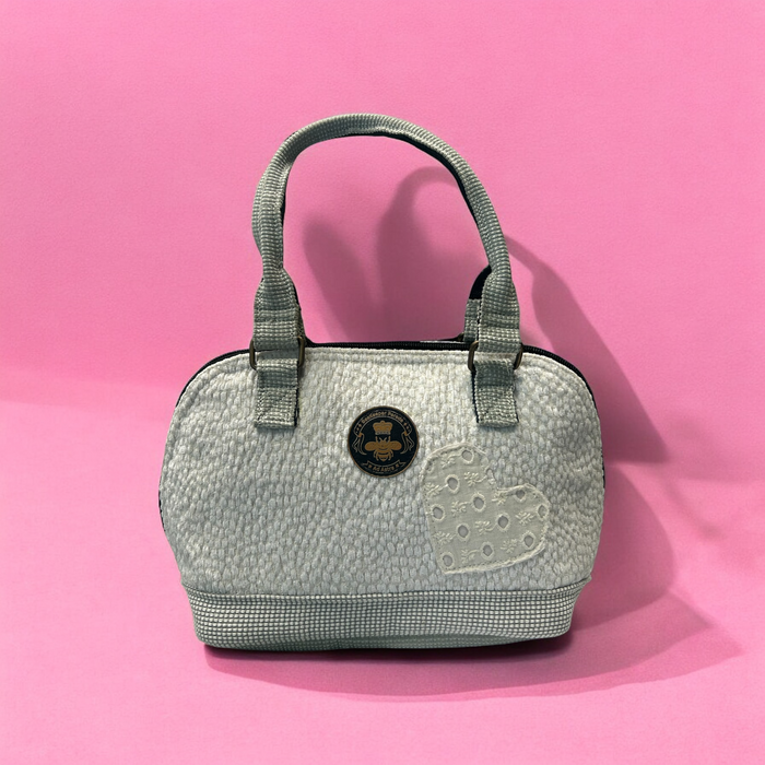 The White Lace Love BeeKeeper Clam Shell Handbag