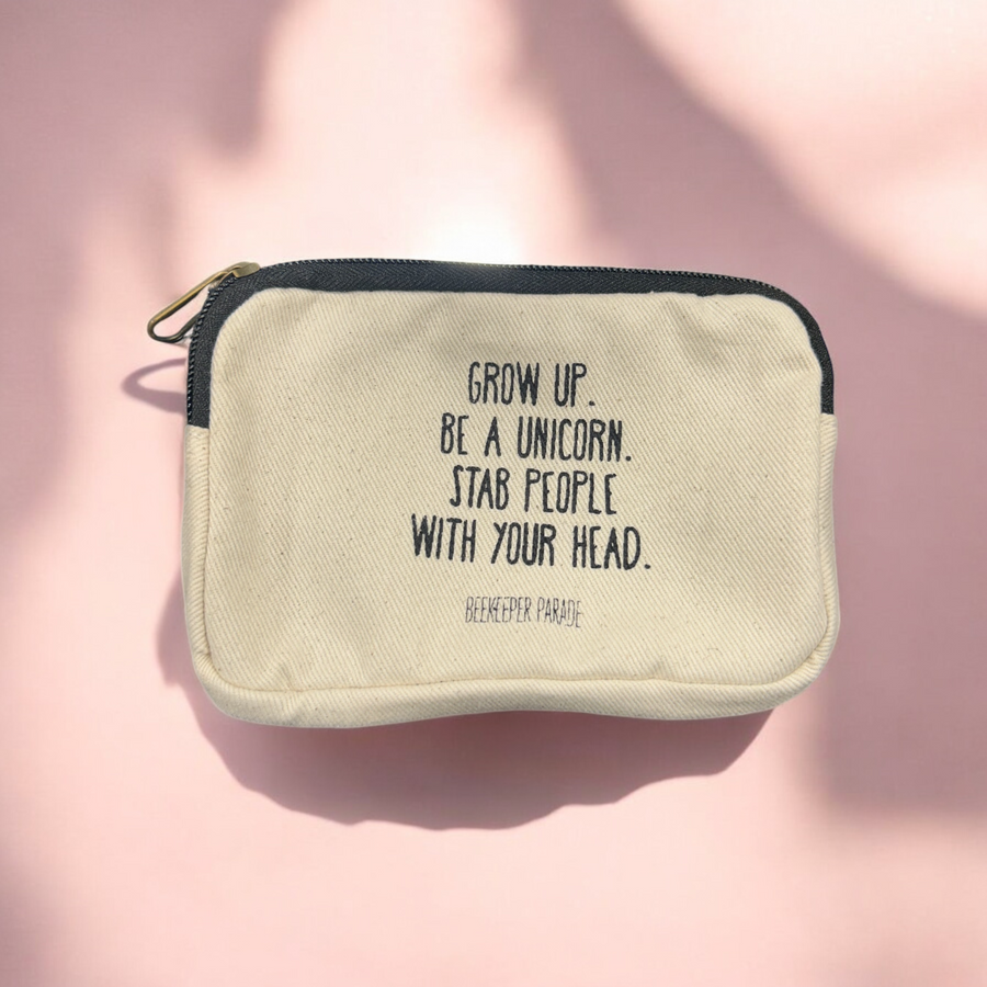The Grow Up, Be a Unicorn 🦄 BeeKeeper White Phone + Passport Sleeve