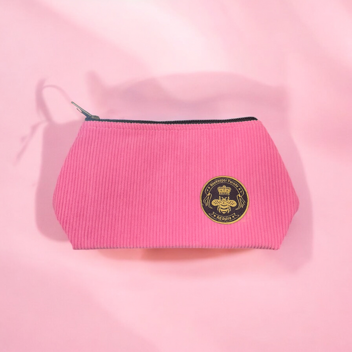 THE PANDA HOT PINK 🔥 CORDUROY Small Toiletry + Makeup Bag