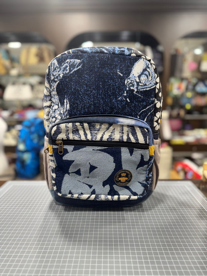 The Blue Rainforest 🌿 Mini-Royal BeeKeeper Backpack (Da Vinci Collection)