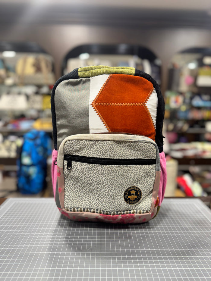 The Mandarin Wave 🧡 Mini-Royal BeeKeeper Backpack (Da Vinci Collection)