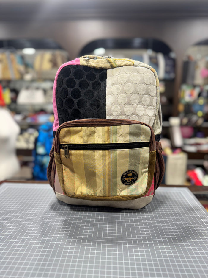 The Spots and Stripes ⚫️⚪️ Mini-Royal BeeKeeper Backpack (Da Vinci Collection) (Copy)
