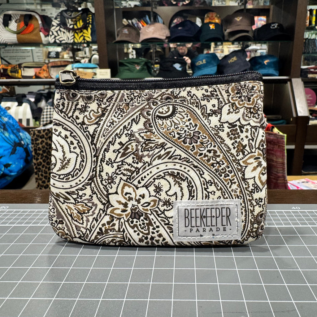 The Paisley Floral 🤎 BeeKeeper Coin Purse