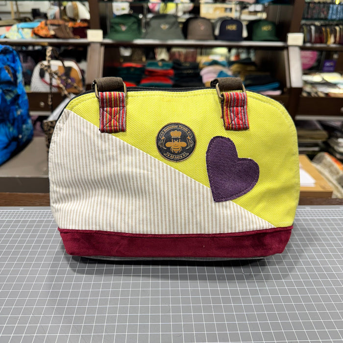 The Purple Heart 💜 BeeKeeper Clam Shell Handbag