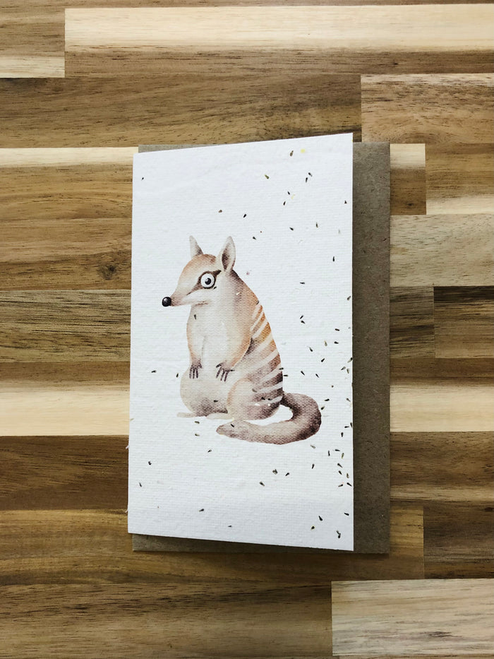 The Numbat Card (that grows)