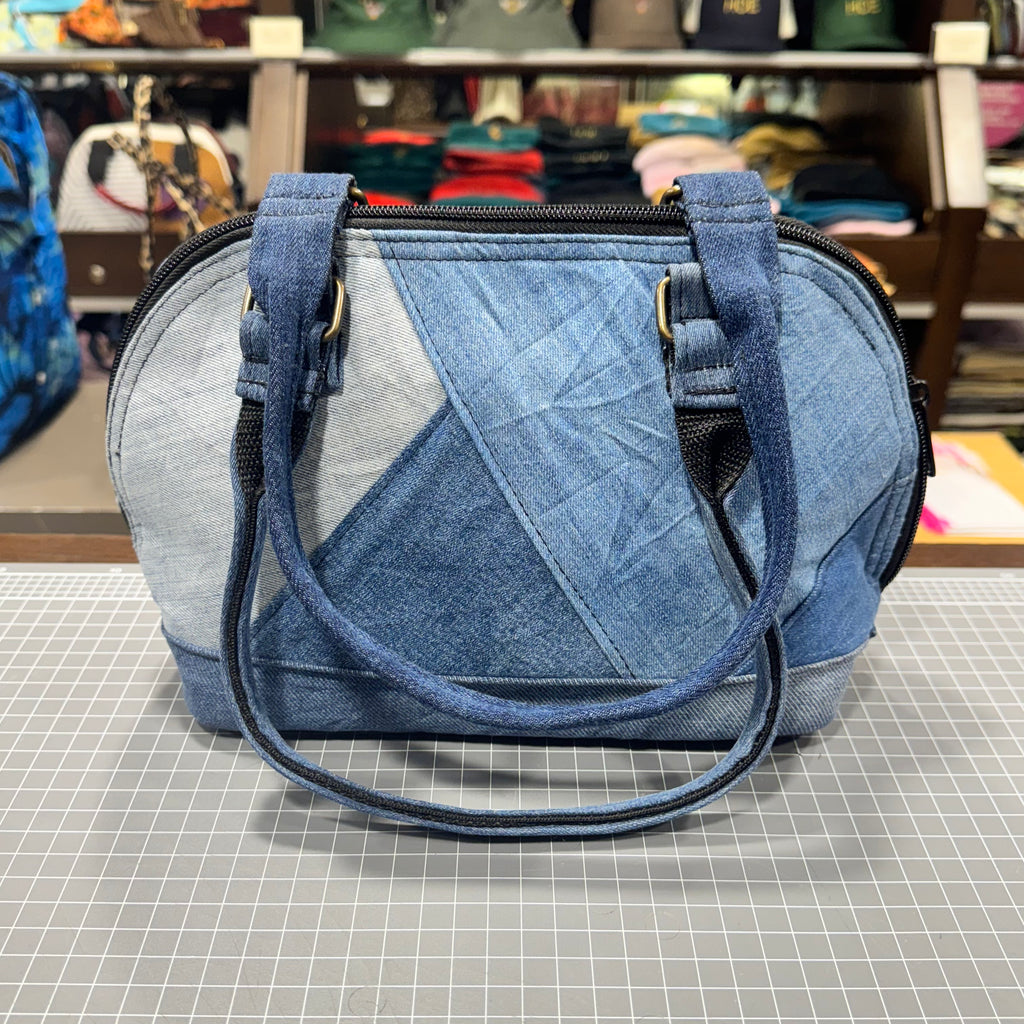 The Denim Patch 👖 BeeKeeper Clam Shell Handbag