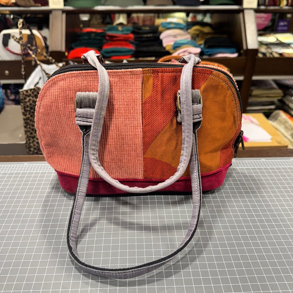The Aqua Heart No. 2 💙 BeeKeeper Clam Shell Handbag