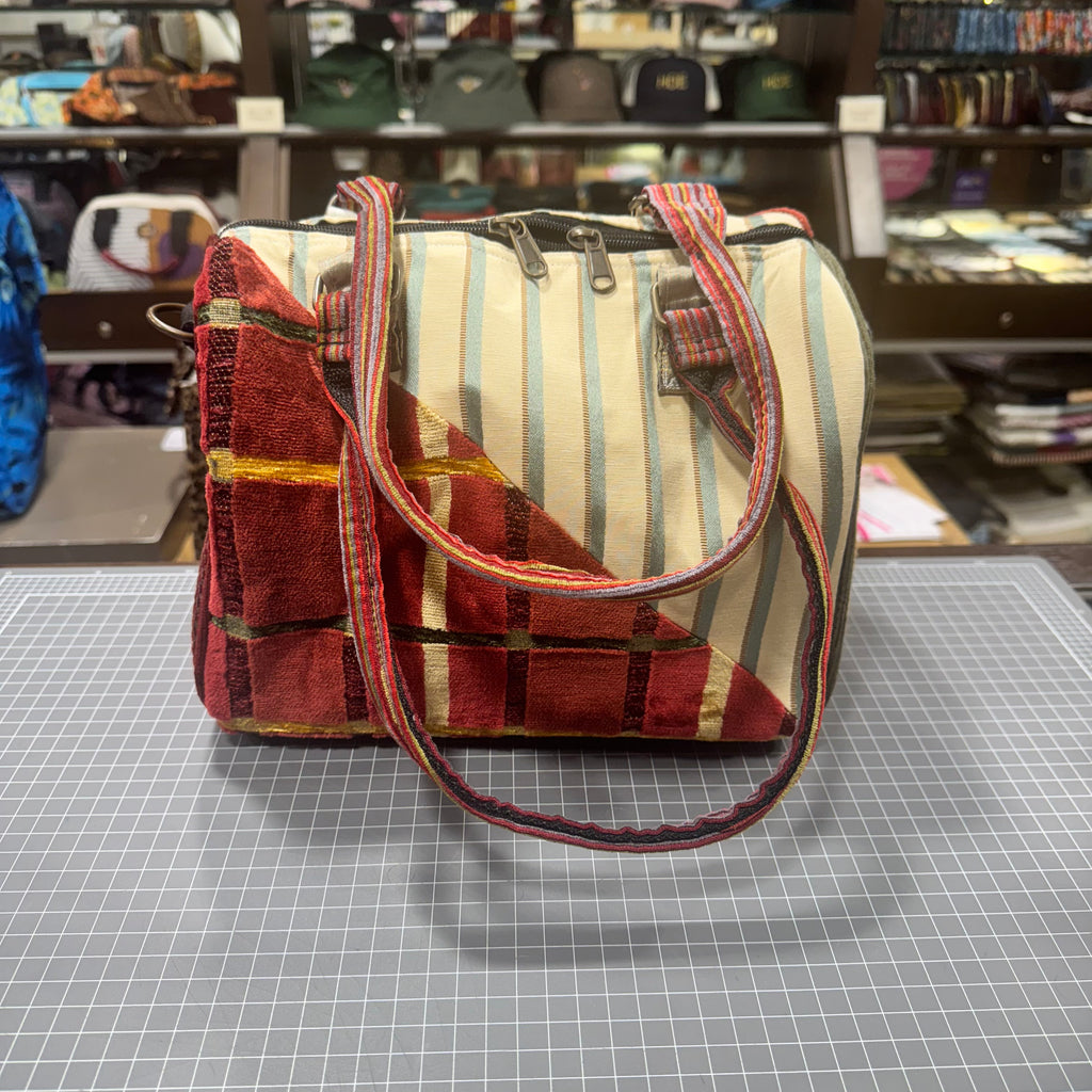 The Tartan Stripe No. 1  👜 BeeKeeper Mini Carry All Handbag