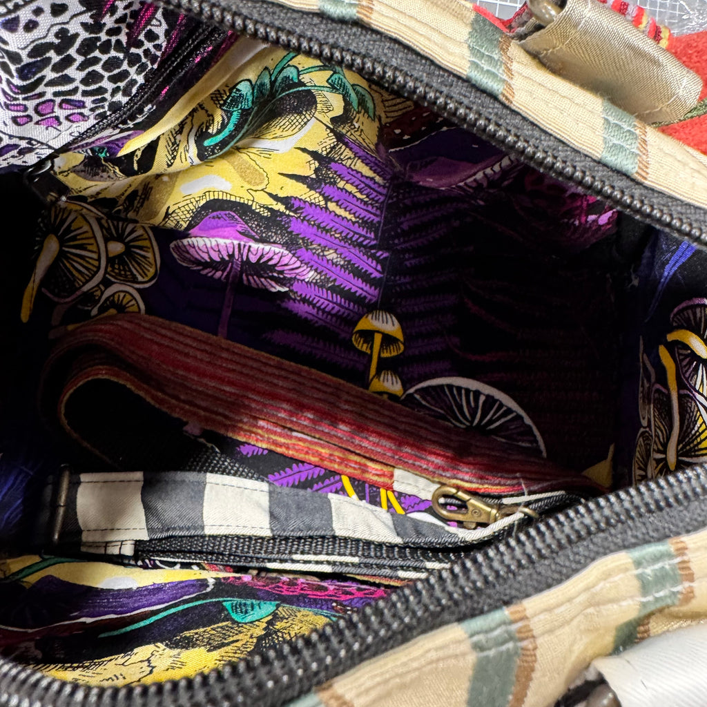 The Tartan Stripe No. 1  👜 BeeKeeper Mini Carry All Handbag
