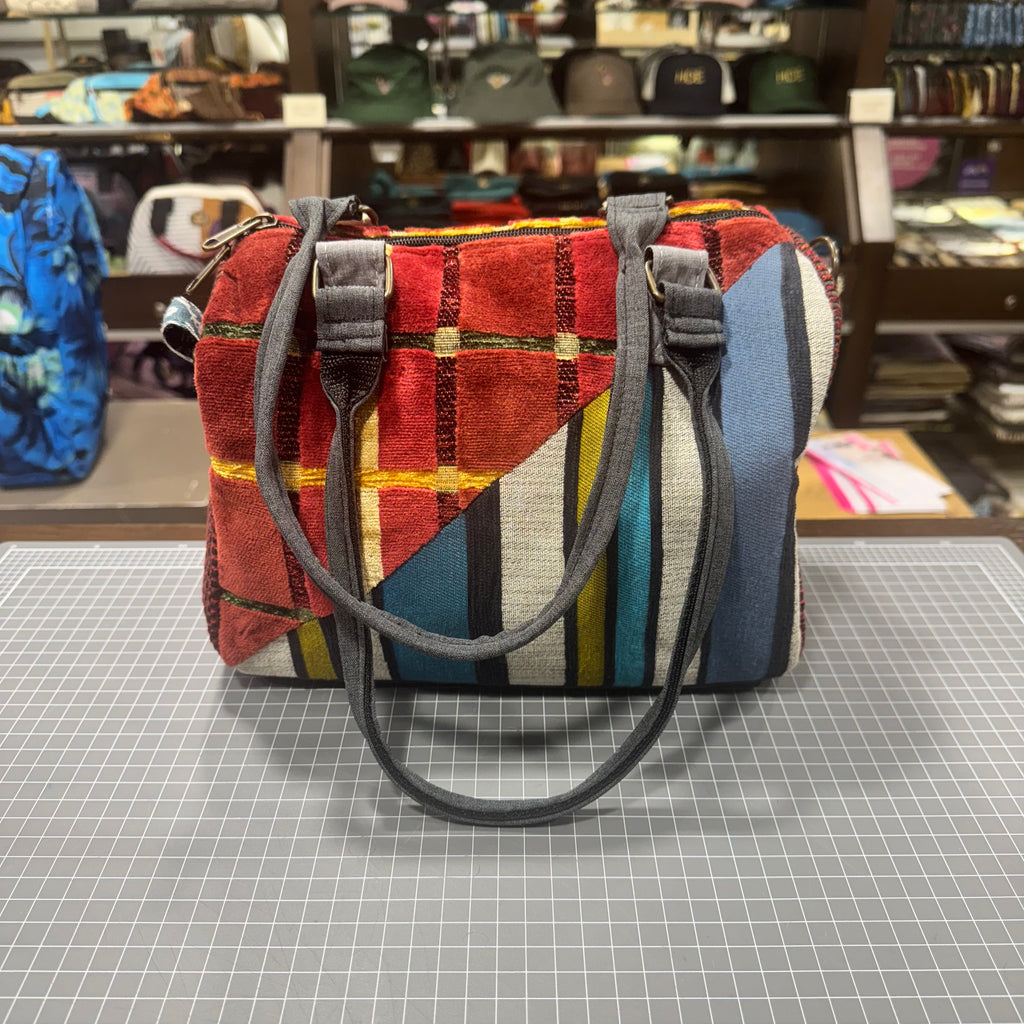 The Tartan Stripe No. 2  👜 BeeKeeper Mini Carry All Handbag