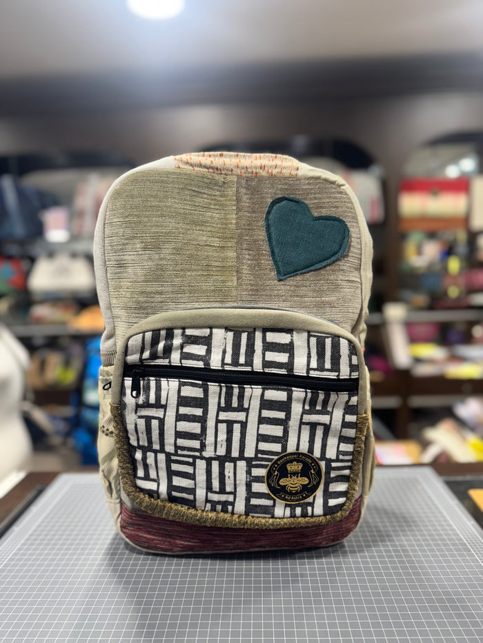 The Teal Heart 💙 (Da Vinci Collection) BeeKeeper Backpack