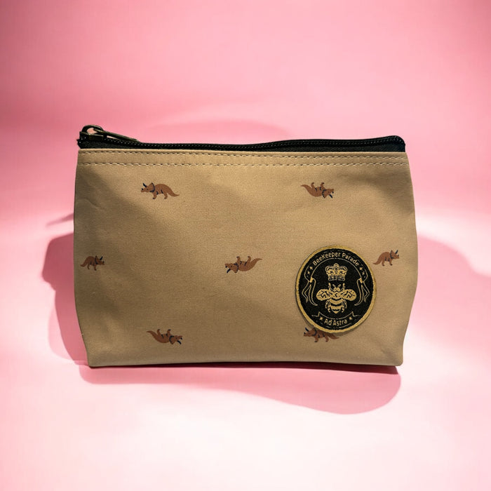 THE Triceratops Small Toiletry + Makeup Bag