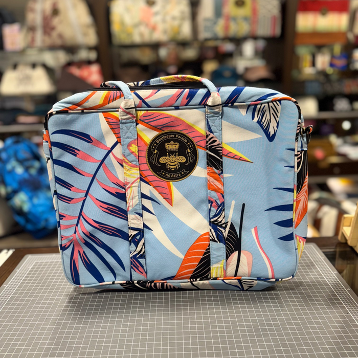 The Tropical Neon 🥭 Laptop Messenger BeeKeeper Bag (Da Vinci Collection)