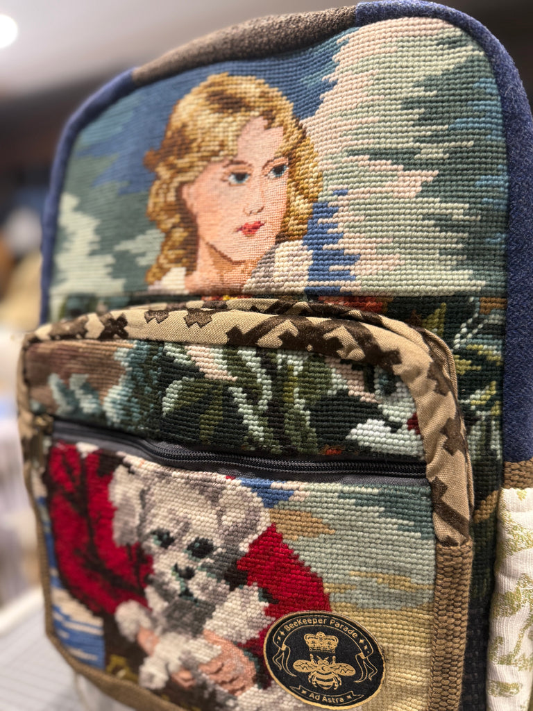 The Girl and her Best Friend 🐶 Royal BeeKeeper Backpack (Da Vinci Collection)