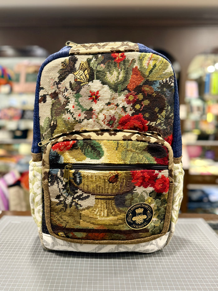 The Flowers and Bugs 🐞 Royal BeeKeeper Backpack (Da Vinci Collection)