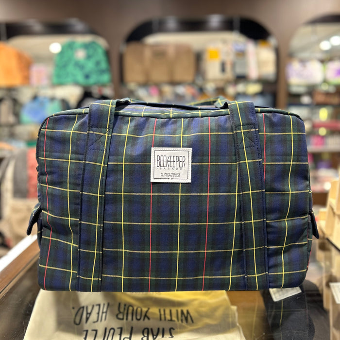 The Tartan Green 💚 Large BeeKeeper Weekender (Masterpiece)