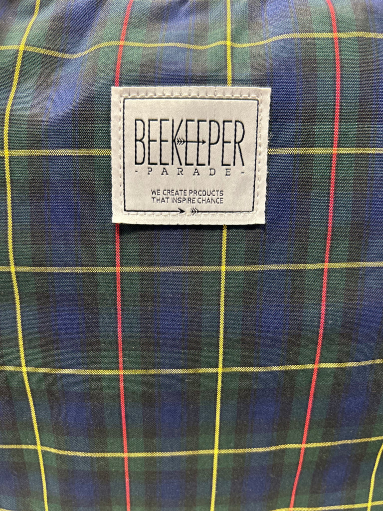 The Tartan Green 💚 Large BeeKeeper Weekender (Masterpiece)