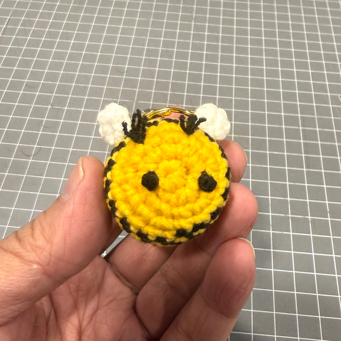 Hand-Crocheted Collectible Bee Bag Charm