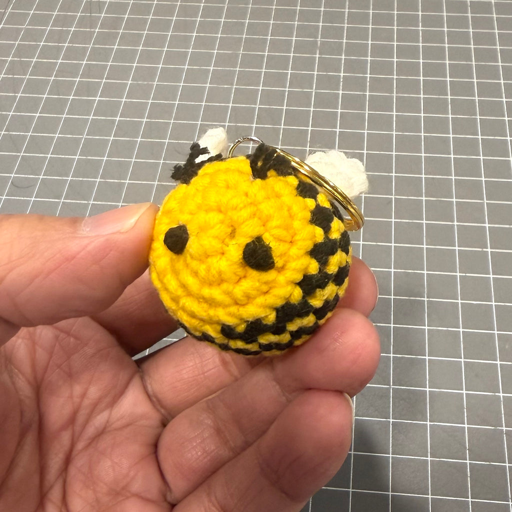 Hand-Crocheted Collectible Bee Bag Charm