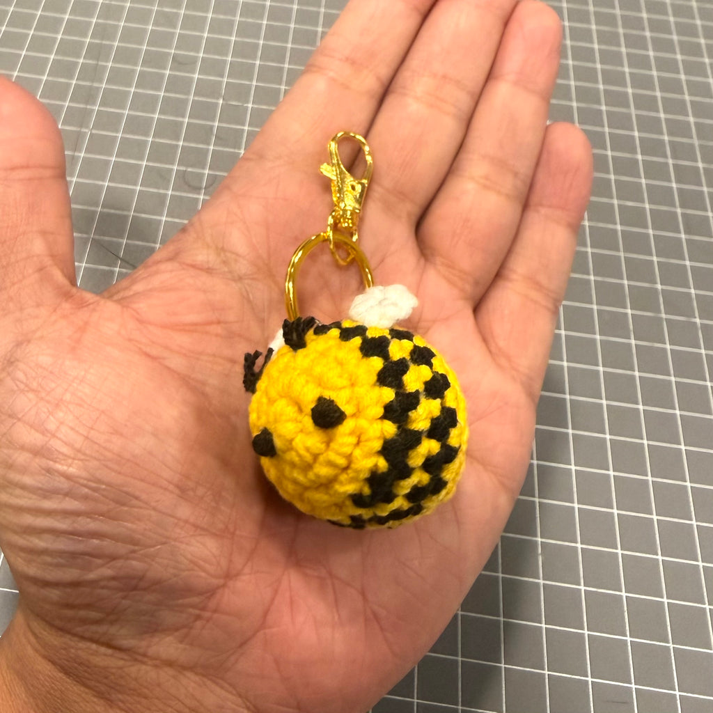 Hand-Crocheted Collectible Bee Bag Charm