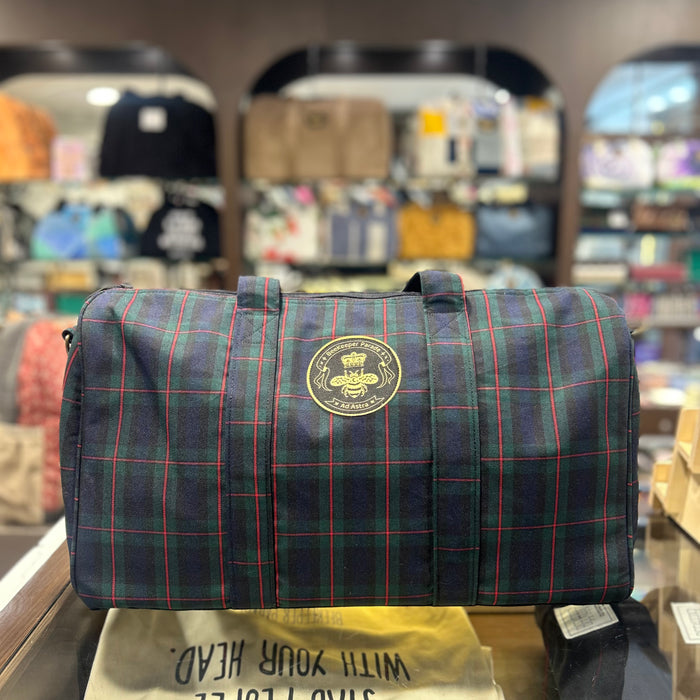 The Tartan Green 💚 BeeKeeper Carry-All (Black Label)