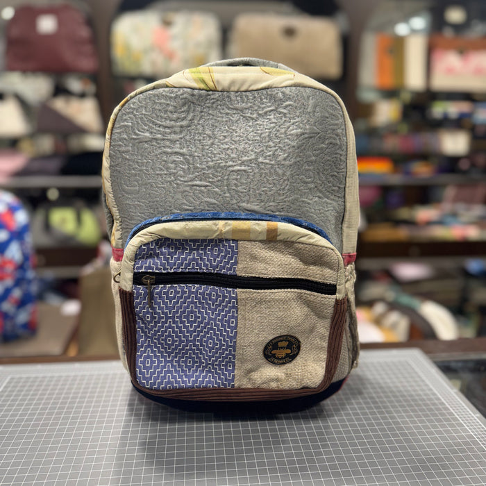 The Blue Metallic 💠 Mini-Royal BeeKeeper Backpack (Da Vinci Collection)