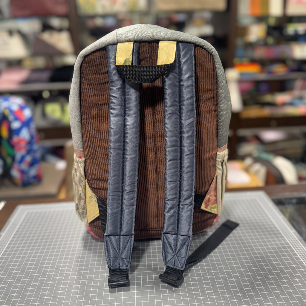 The Blue Metallic 💠 Mini-Royal BeeKeeper Backpack (Da Vinci Collection)